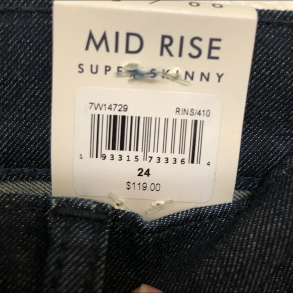 Lucky Brand Mid Rise Ava Super Skinny Jean - Picture 7 of 7